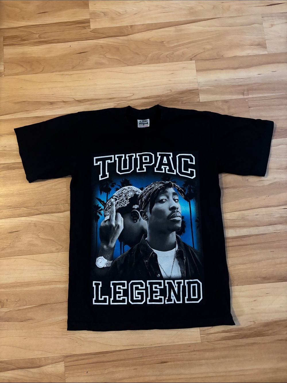Tupac Black Graphic Tee - Legend